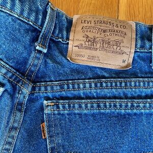 VTG LEVI’S ORANGE LABEL  950  sz 7 jeans (13.5” flat waist) excellent vintage